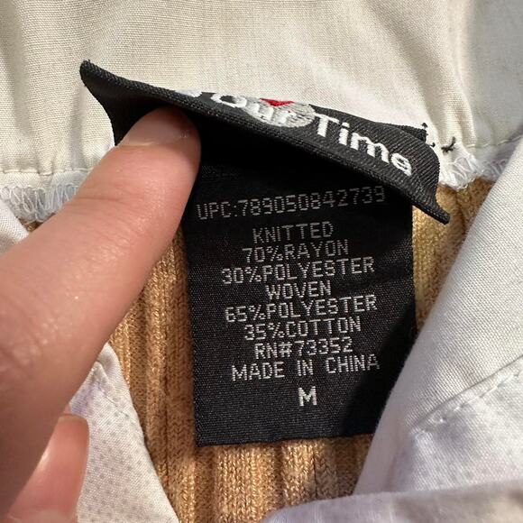 Cream pre layered vneck sweater - Picture 6 of 6